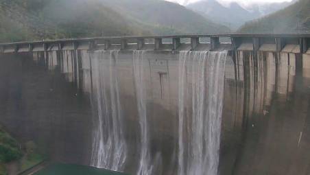 Nuova tracimazione alla diga di Ridracoli