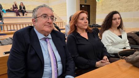 Giuliano Saponi oggi in aula (Migliorini)