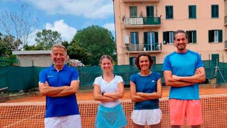 Lo staff tecnico del Ct Cicconetti