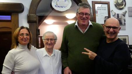 Marco Bonamico si è visto l’ultima volta a Forlì nel 2024 quando insieme a John Fox pranzò al Ristorante La Monda di Alfio
