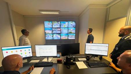 La centrale operativa della Polizia locale