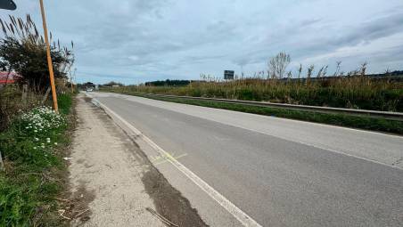 Il punto dove c’è stata la caduta