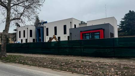 Il cantiere del nuovo Commissariato in viale IV Novembre