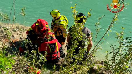 I soccorritori intervenuti sul posto