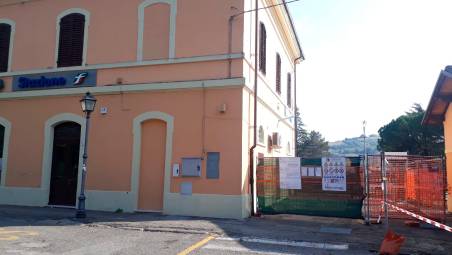 La stazione di Brisgihella (archivio)