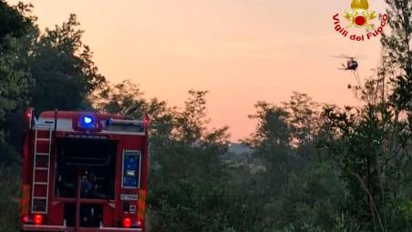 Incendio tra San Marino e San Leo: in fiamme un’area di circa 3 ettari