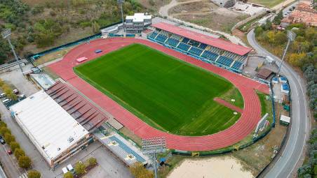 Lo stadio Olimpico di Serravalle