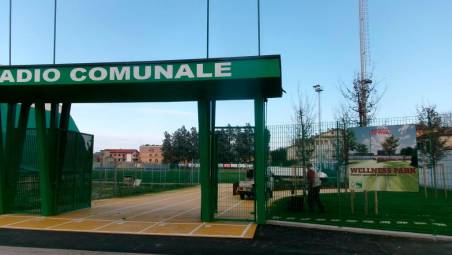 L’ingresso dell’impianto gambettolese