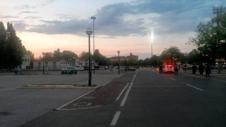 Piazza Sighinolfi a Ravenna, dove è avvenuto lo scambio di droga