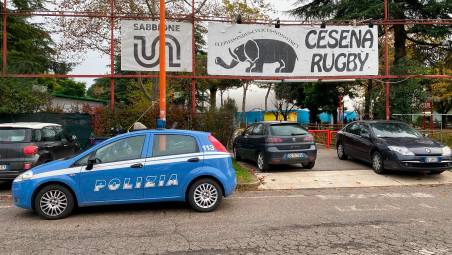 L’intervento delle forze dell’ordine il giorno degli scontri