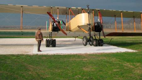 Il Caproni Ca.3 I-ZANA, legato alla figura di Luigi Ridolfi