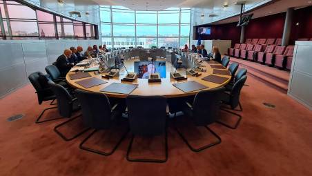 I colloqui della delegazione sammarinese a Bruxelles