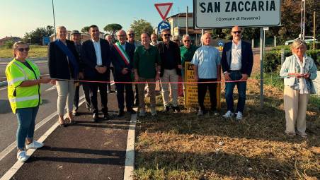 Ravenna. Inaugurata la nuova rotonda di San Zaccaria
