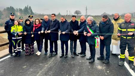 Modigliana, taglio del nastro per il ponte di Ca’ Stronchino VIDEO