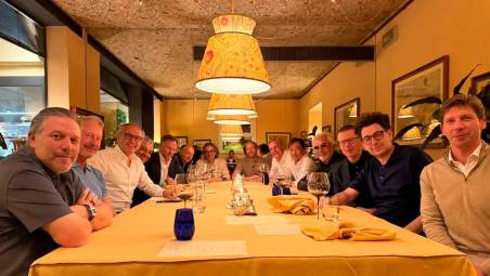 Imola, i team principal della Formula Uno riuniti a cena al ristorante due stelle Michelin San Domenico