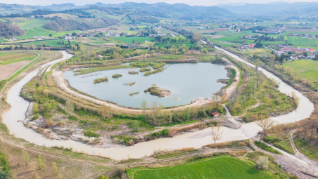L’area di Cà Bianchi vista dall’alto