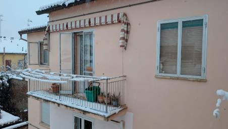 L’appartamento di via Risorgimento in cui vivevano madre e figlio