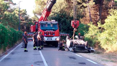 I soccorsi intervenuti (foto Massimo Fiorentini)