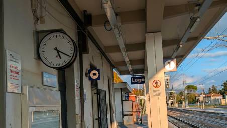 La stazione ferroviaria di Lugo