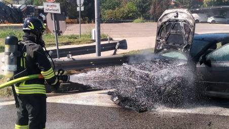 L’intervento dei Vigili del Fuoco
