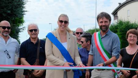 Inaugurata la nuova pista ciclopedonale tra Alfonsine e la frazione di Fiumazzo
