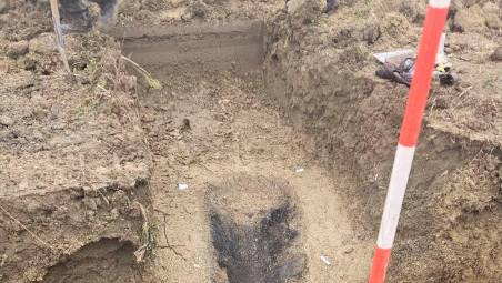 Una delle tombe venute alla luce