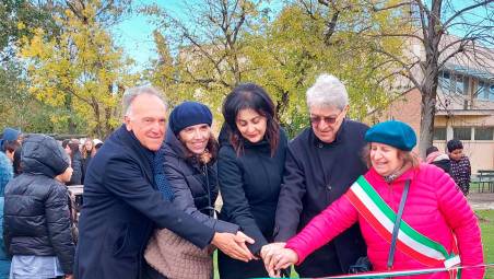 Voltana, il parco delle scuole rinasce grazie alla donazione del Rotary