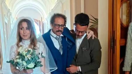 Igor Protti il giorno del matrimonio della figlia