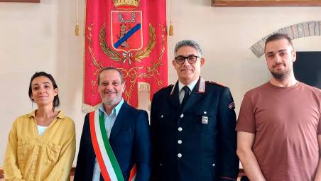 Pagano con sindaco e amministratori di Gatteo