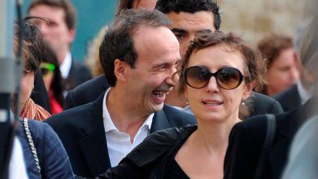 Nicoletta Braschi insieme al marito Roberto Benigni