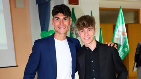 Filippo Baroncini con Enea Sambinello (Ballandi)
