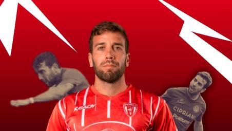 Il nuovo attaccante forlivese Francesco Manuzzi (foto FORLI’ CALCIO)