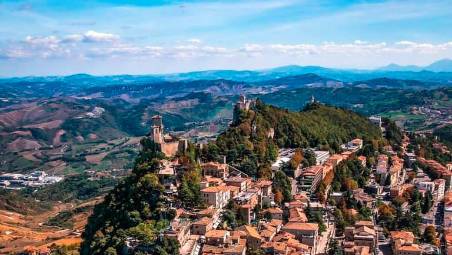 Una veduta di San Marino
