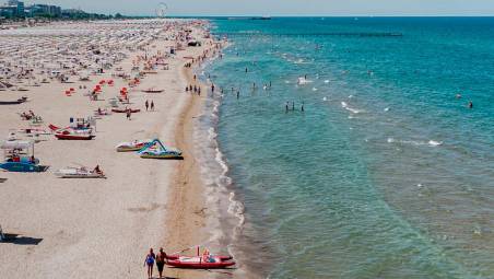 La spiaggia di Rimini
