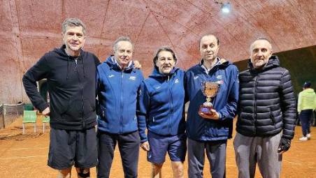 Tennis, il Ct Cervia vince il “Mingori” Over 45