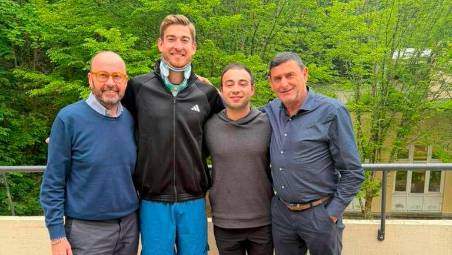Corrado Di Taranto, Jonathan Klinsmann, Nicholas Aiello e Massimo Agostini