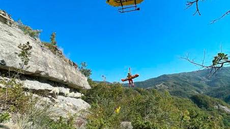 Santa Sofia, 51enne scivola nel fiume Bidente e si ferisce, sul posto 118 e Soccorso alpino