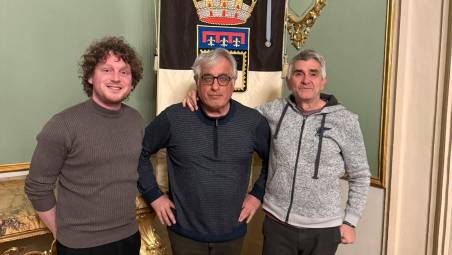 Da sinistra Filippo Rossini, Germano Gabanini e Gianni Ceredi