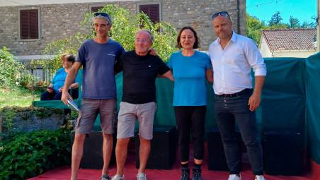 La presentazione della mappa con gli itinerari