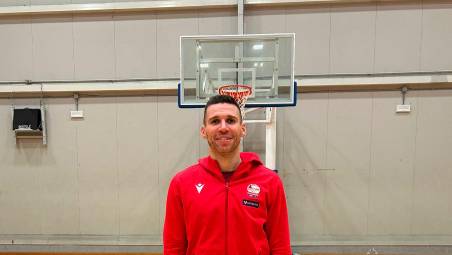 Il nuovo play biancorosso Stefano Bossi