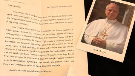 Papa Leone XIV ringrazia e benedice i Santa Balera