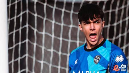 Il portiere bianconero Nicolò Fontana