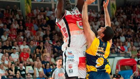 Assane Sankare ha una media di 10.6 nei play-off foto TOMMASO MOROSETTI