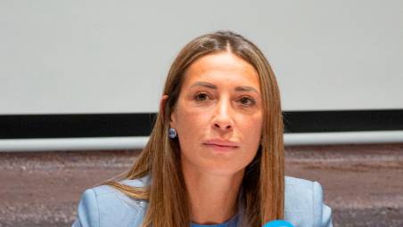 L’attuale proprietaria biancorossa Anna Giusy Scarcella (Morosetti)