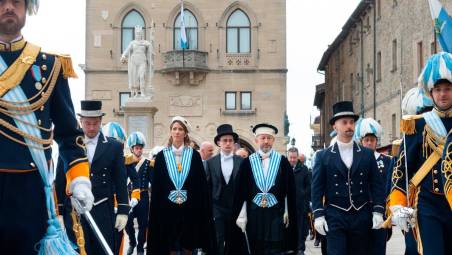 L’insediamento dei Capitani reggenti Alice Mina e Vladimiro Selva