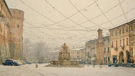 Neve a Cesena. Scuole aperte mercoledì 7 gennaio