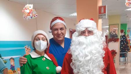 Forlì, il Babbo Natale Marchetti, diventa ...pasquale per i bambini malati