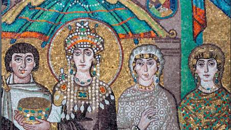 Un’immagine del corteo imperiale