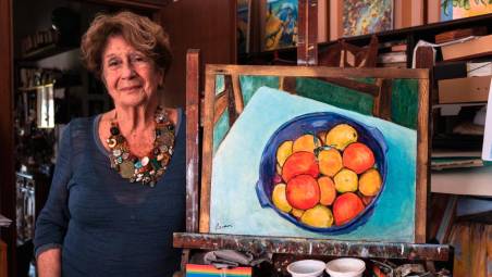 Forlì. Paola Edifizi Carrea: «La mia prima mostra a 91 anni, dipingo emozioni»
