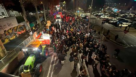 Un momento del corteo